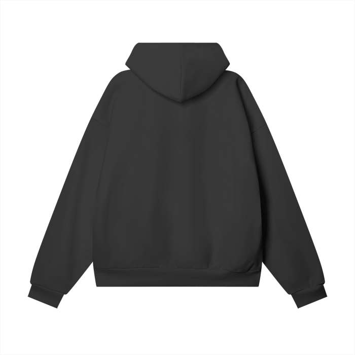 black Oversize Heavyweight don mega Hoodie