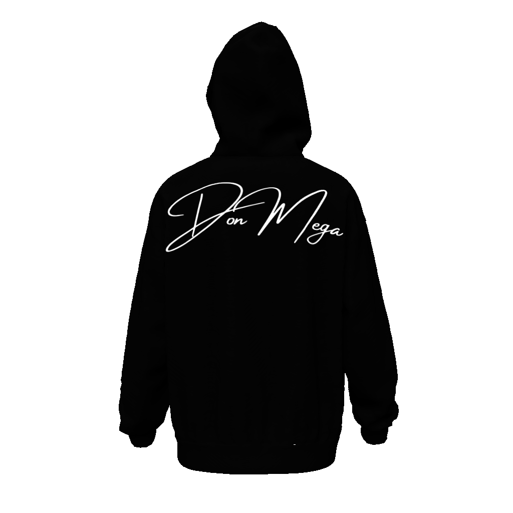 PAPER CHASE BLACK Drop Shoulder Oversized Hoodie