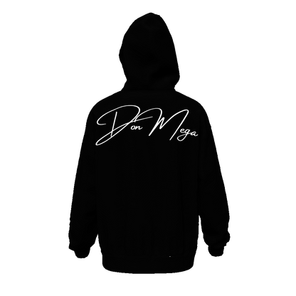 PAPER CHASE BLACK Drop Shoulder Oversized Hoodie