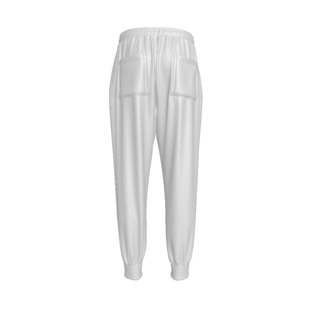 DON MEGA MONEY ROLL WHITE Drawstring Waist Joggers