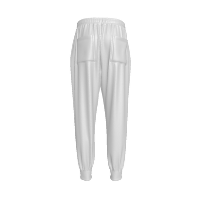 DON MEGA MONEY ROLL WHITE Drawstring Waist Joggers