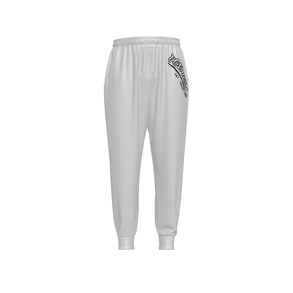 DON MEGA MONEY ROLL WHITE Drawstring Waist Joggers