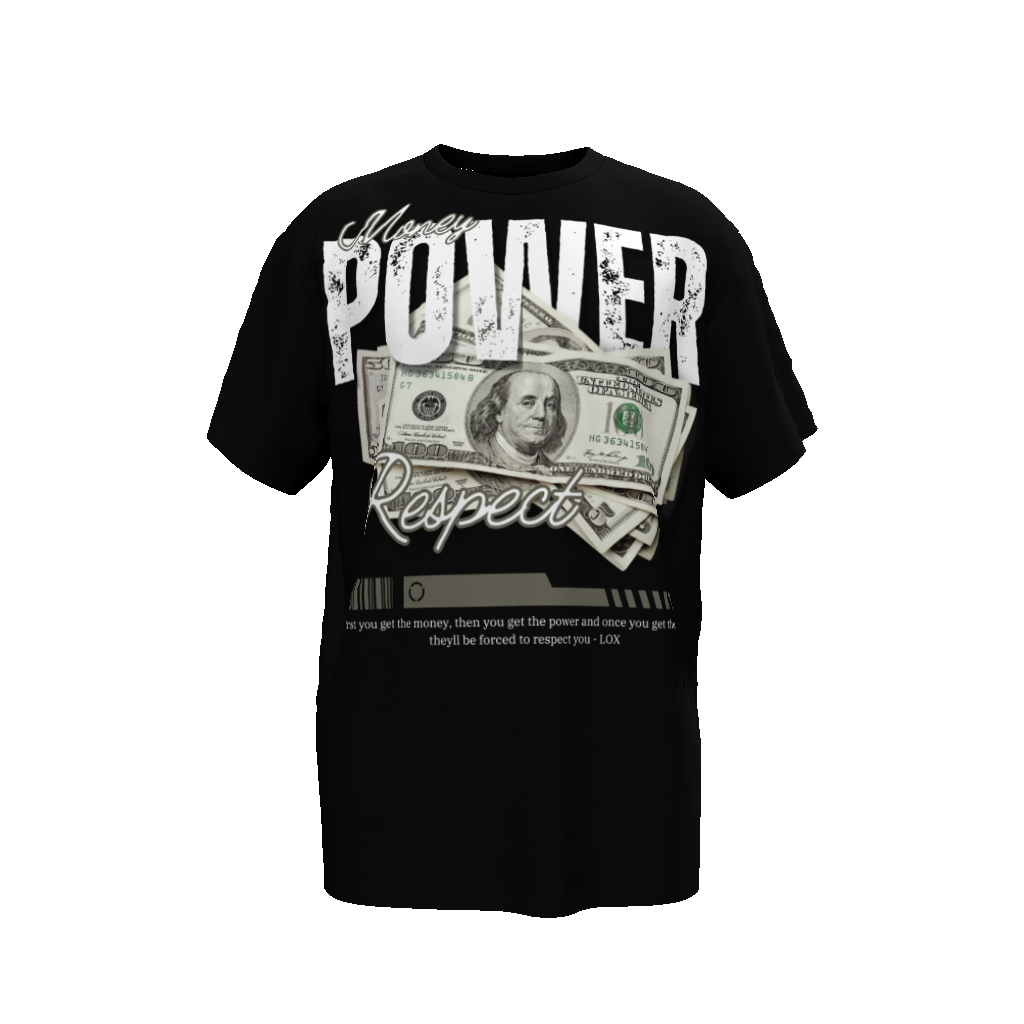 money power respect Oversized T-Shirt