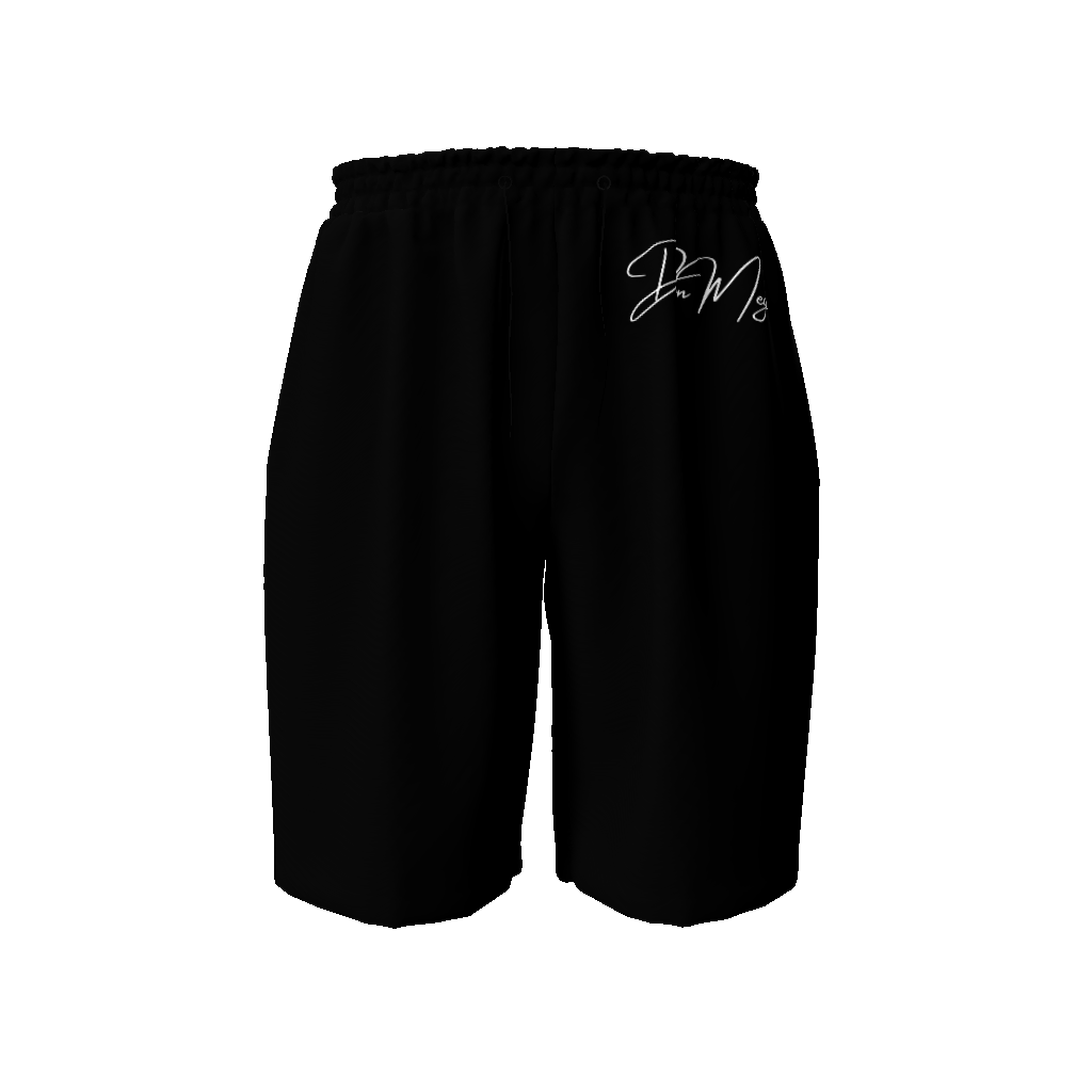 DON MEGA BLACK Daily Casual Men's Drawstring Beach Shorts